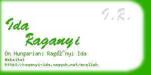 ida raganyi business card